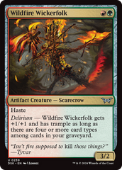 Wildfire Wickerfolk [Duskmourn: House of Horror] | Gate City Games LLC