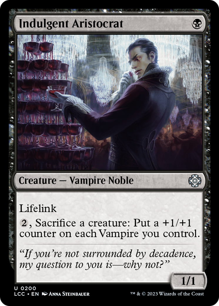 Indulgent Aristocrat [The Lost Caverns of Ixalan Commander] | Gate City Games LLC