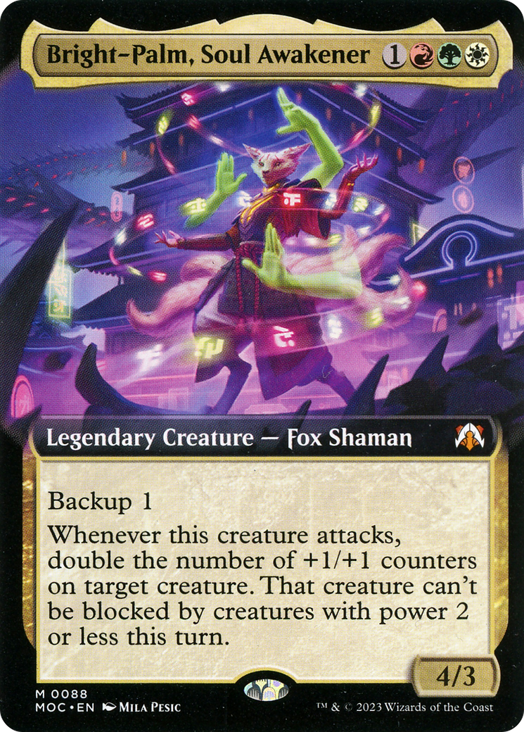 Bright-Palm, Soul Awakener (Extended Art) [March of the Machine Commander] | Gate City Games LLC