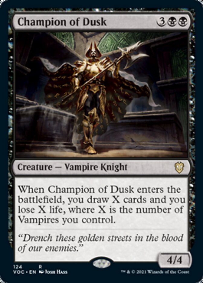 Champion of Dusk [Innistrad: Crimson Vow Commander] | Gate City Games LLC