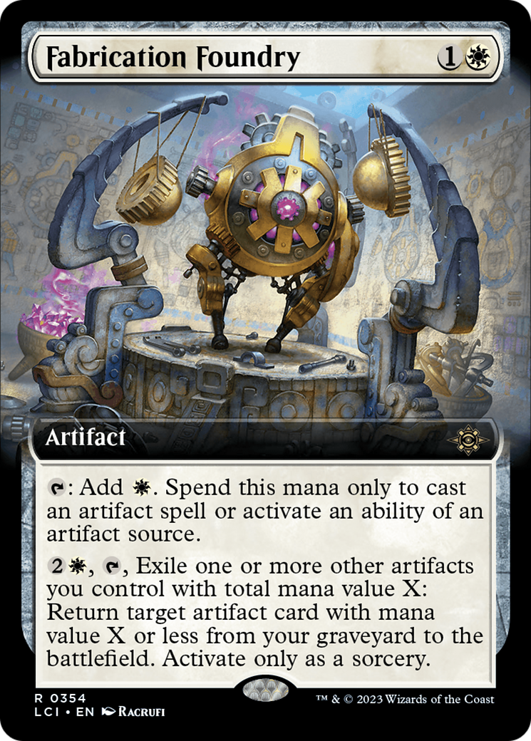 Fabrication Foundry (Extended Art) [The Lost Caverns of Ixalan] | Gate City Games LLC