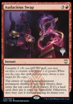 Audacious Swap (Promo Pack) [Streets of New Capenna Commander Promos] | Gate City Games LLC