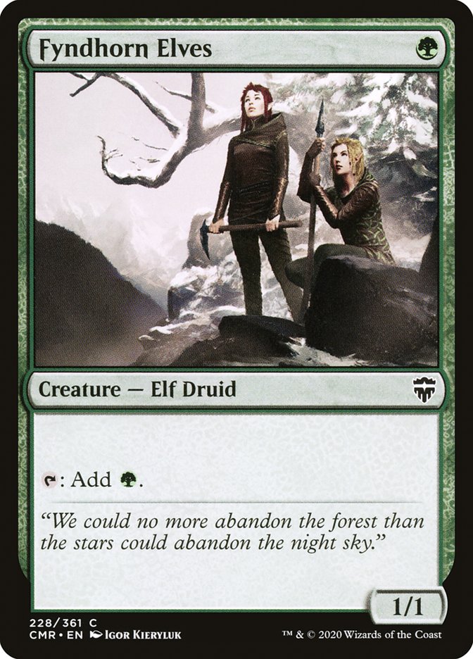 Fyndhorn Elves [Commander Legends] | Gate City Games LLC