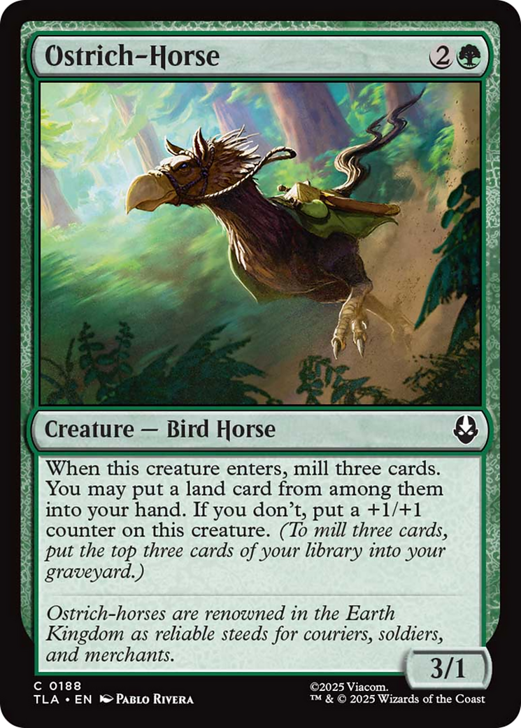 Ostrich-Horse [Avatar: The Last Airbender] | Gate City Games LLC