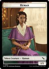 Human // Ogre Double-Sided Token [Murders at Karlov Manor Commander Tokens] | Gate City Games LLC