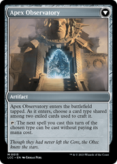 Eye of Ojer Taq // Apex Observatory [The Lost Caverns of Ixalan Commander] | Gate City Games LLC