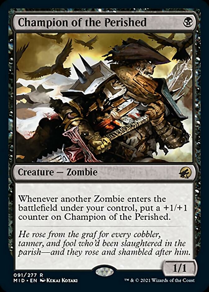 Champion of the Perished [Innistrad: Midnight Hunt] | Gate City Games LLC