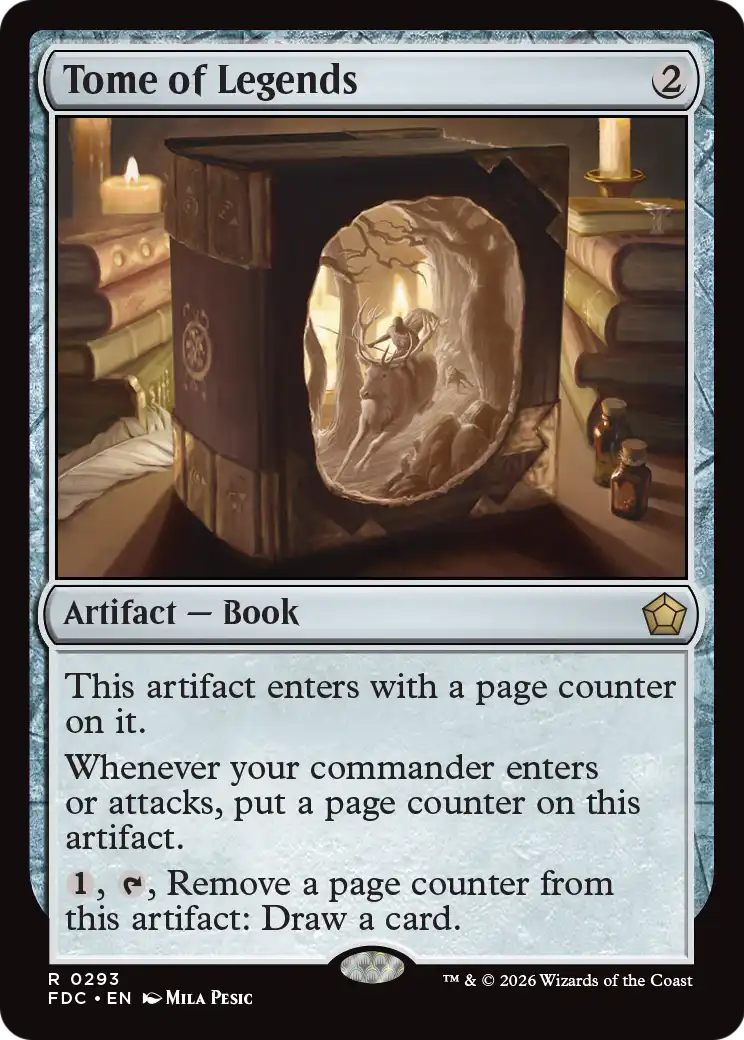 Tome of Legends [Foundations Commander] | Gate City Games LLC