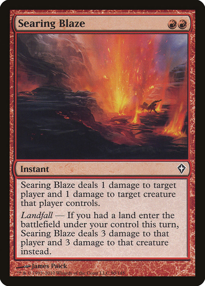 Searing Blaze [Worldwake] | Gate City Games LLC