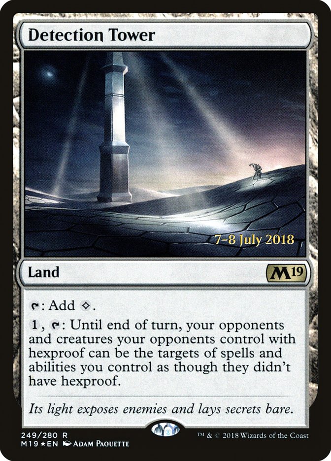 Detection Tower [Core Set 2019 Prerelease Promos] | Gate City Games LLC