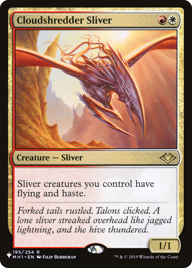 Cloudshredder Sliver (MH1) [The List] | Gate City Games LLC