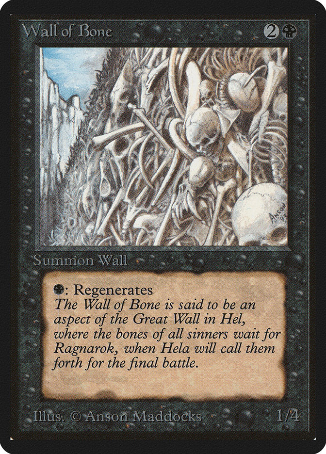 Wall of Bone [Beta Edition] | Gate City Games LLC