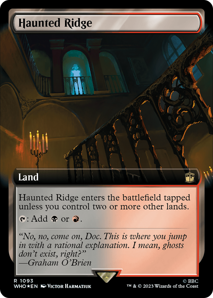 Haunted Ridge (Extended Art) (Surge Foil) [Doctor Who] | Gate City Games LLC