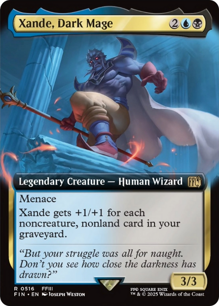 Xande, Dark Mage (Extended Art) [FINAL FANTASY] | Gate City Games LLC