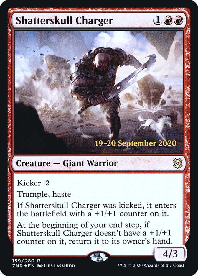 Shatterskull Charger [Zendikar Rising Prerelease Promos] | Gate City Games LLC