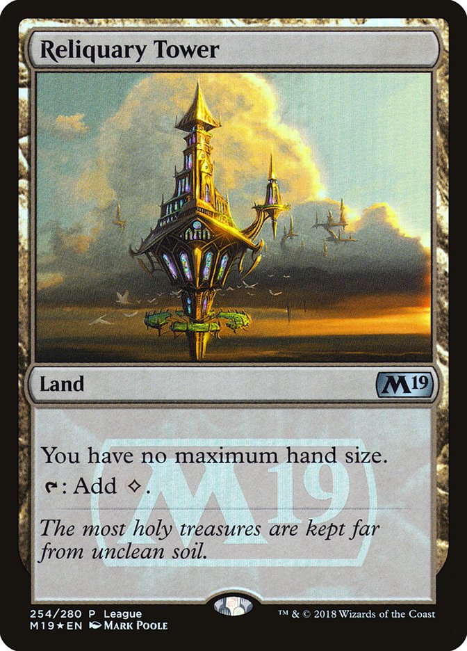Reliquary Tower (League) [Core Set 2019 Promos] | Gate City Games LLC
