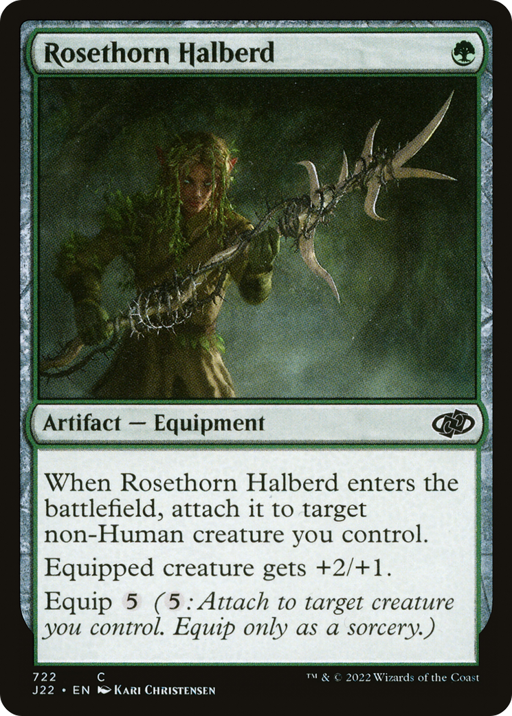 Rosethorn Halberd [Jumpstart 2022] | Gate City Games LLC