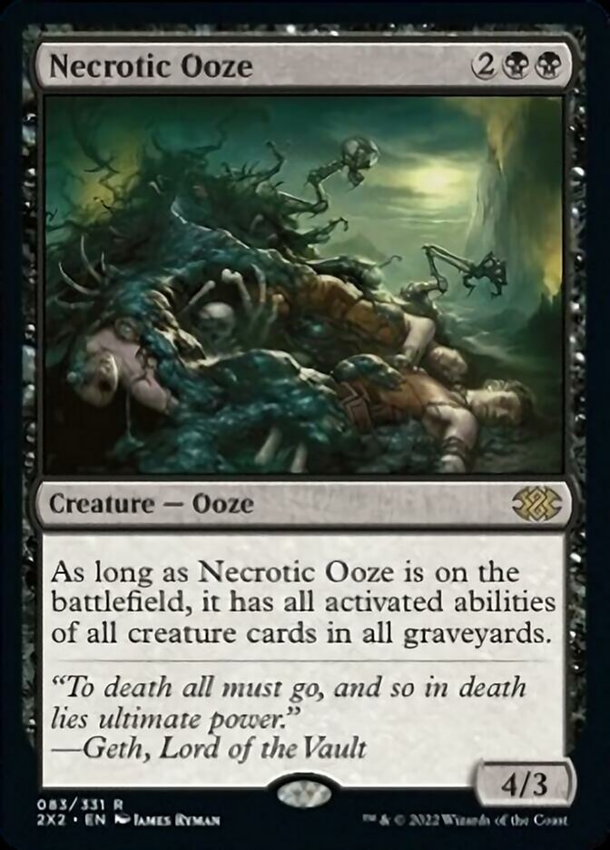 Necrotic Ooze [Double Masters 2022] | Gate City Games LLC