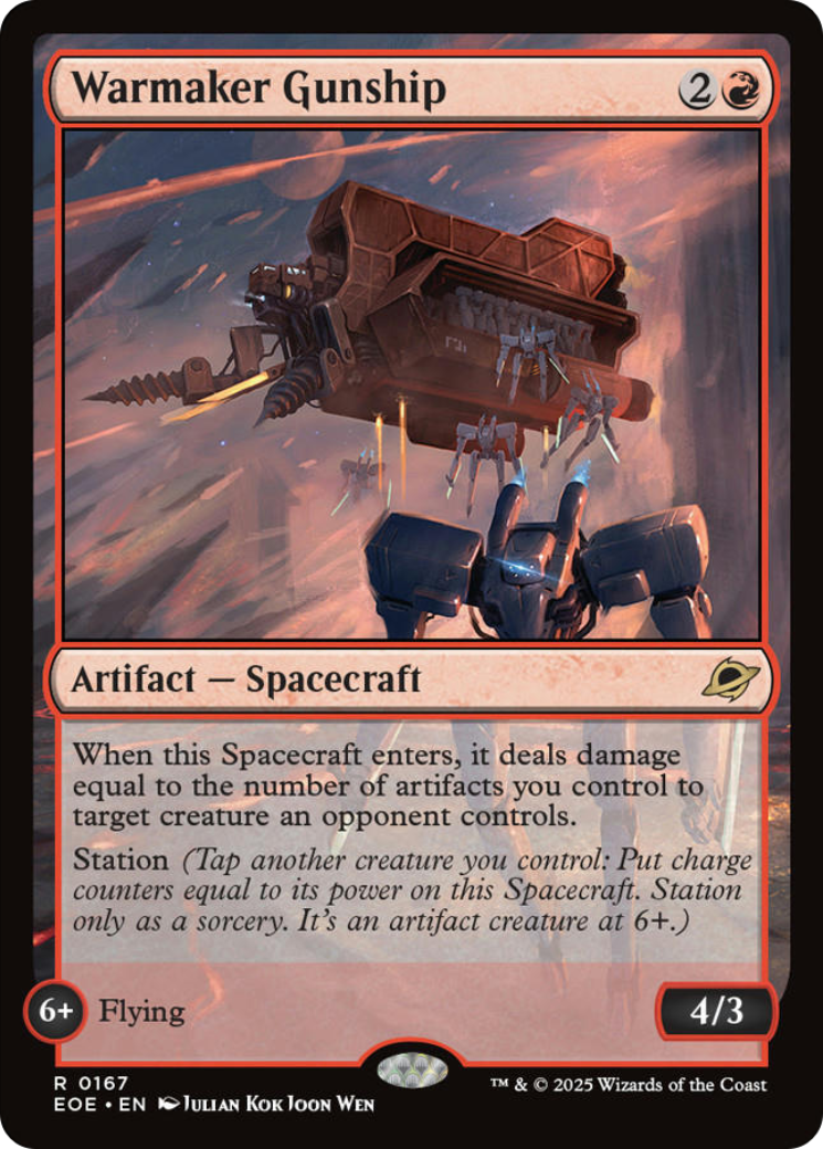 Warmaker Gunship [Edge of Eternities] | Gate City Games LLC