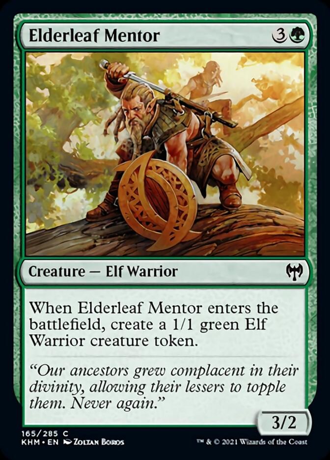 Elderleaf Mentor [Kaldheim] | Gate City Games LLC