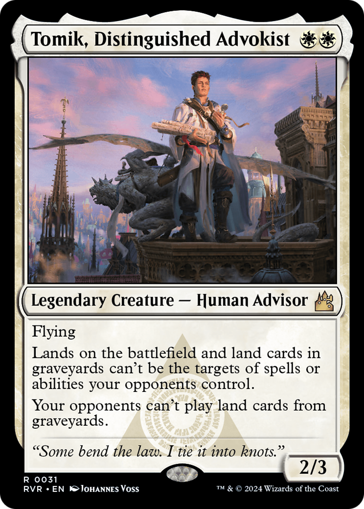 Tomik, Distinguished Advokist [Ravnica Remastered] | Gate City Games LLC