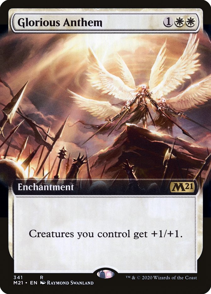 Glorious Anthem (Extended Art) [Core Set 2021] | Gate City Games LLC