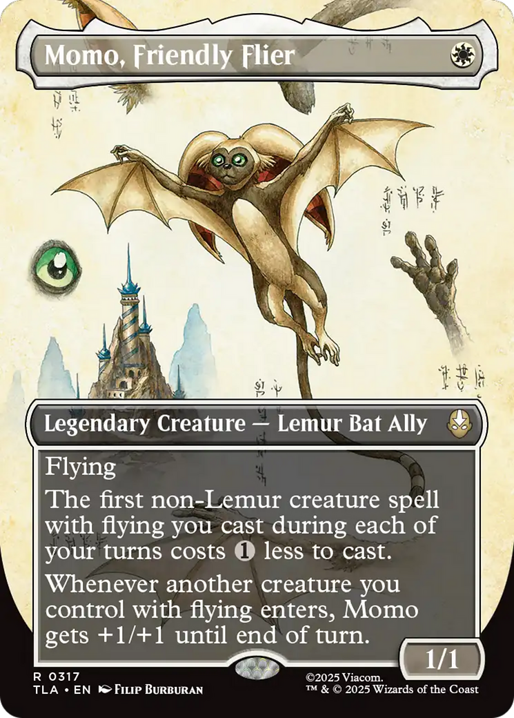 Momo, Friendly Flier (Borderless) [Avatar: The Last Airbender] | Gate City Games LLC