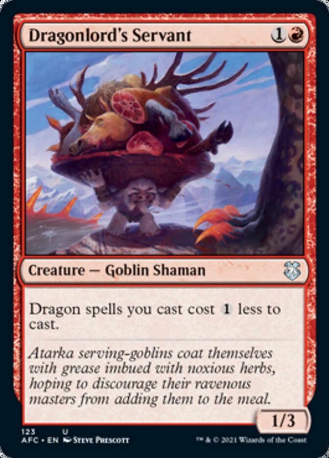 Dragonlord's Servant [Dungeons & Dragons: Adventures in the Forgotten Realms Commander] | Gate City Games LLC
