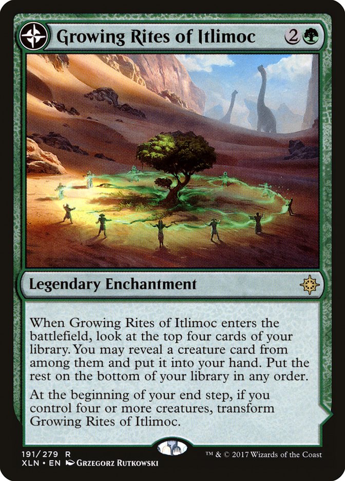 Growing Rites of Itlimoc // Itlimoc, Cradle of the Sun [Ixalan] | Gate City Games LLC