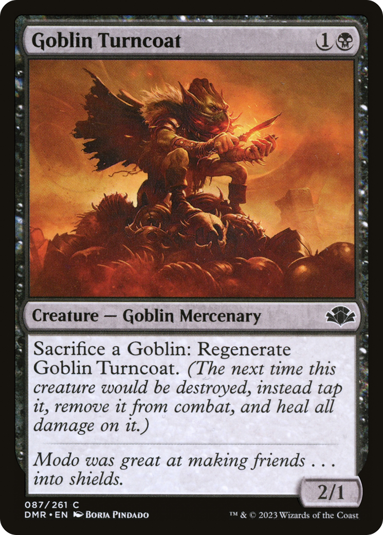 Goblin Turncoat [Dominaria Remastered] | Gate City Games LLC