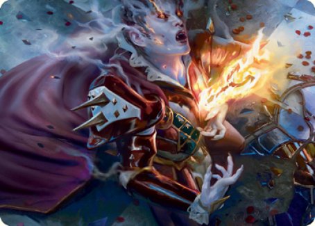 Flame-Blessed Bolt Art Card [Innistrad: Crimson Vow Art Series] | Gate City Games LLC