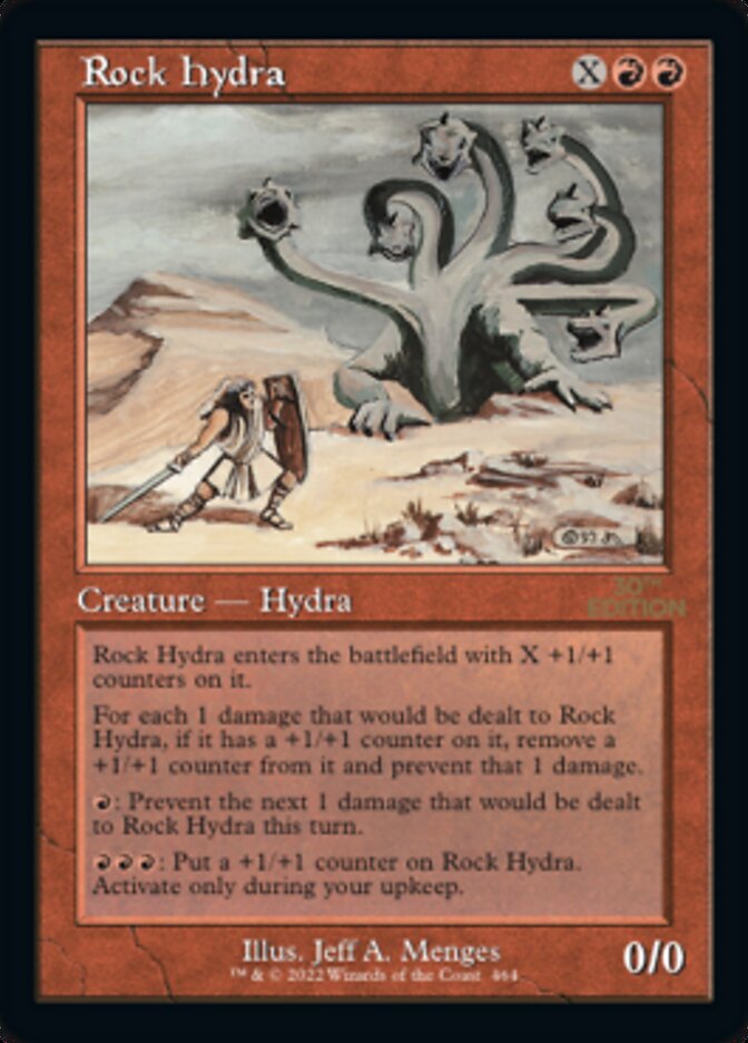 Rock Hydra (Retro) [30th Anniversary Edition] | Gate City Games LLC