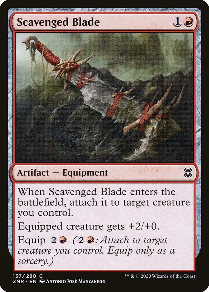 Scavenged Blade [Zendikar Rising] | Gate City Games LLC