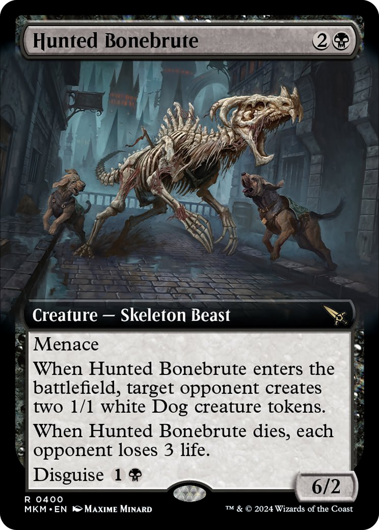 Hunted Bonebrute (Extended Art) [Murders at Karlov Manor] | Gate City Games LLC