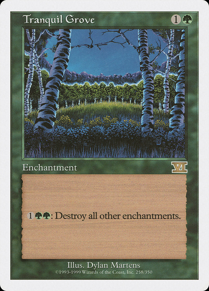 Tranquil Grove [Classic Sixth Edition] | Gate City Games LLC