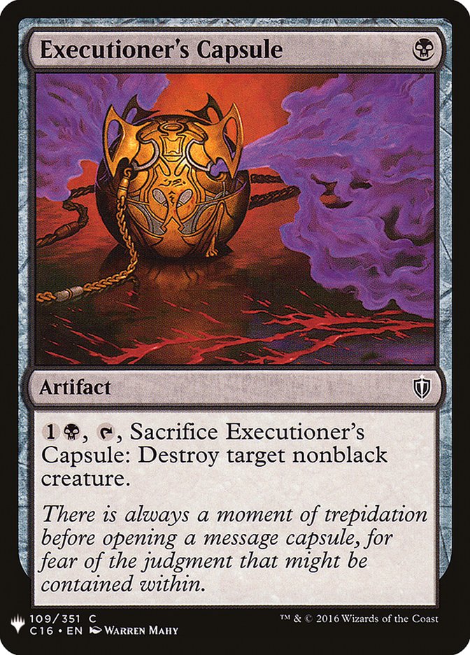 Executioner's Capsule [Mystery Booster] | Gate City Games LLC