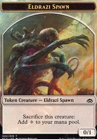 Eldrazi Spawn (002) // Eldrazi Double-Sided Token [Planechase Anthology Tokens] | Gate City Games LLC