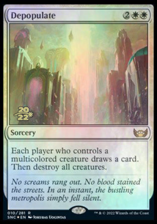 Depopulate [Streets of New Capenna Prerelease Promos] | Gate City Games LLC