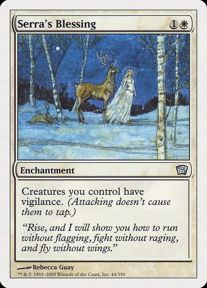 Serra's Blessing [Ninth Edition] | Gate City Games LLC