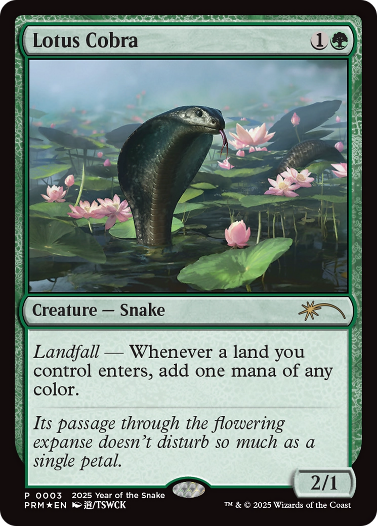 Lotus Cobra (Year of the Snake 2025) [Standard Showdown Promos] | Gate City Games LLC