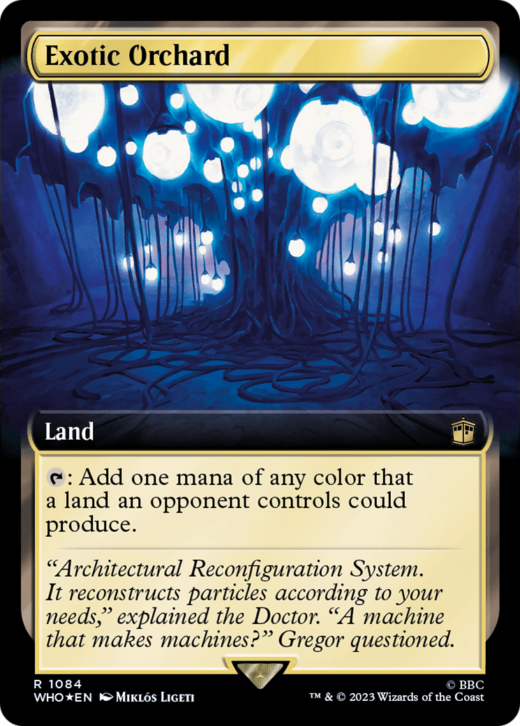 Exotic Orchard (Extended Art) (Surge Foil) [Doctor Who] | Gate City Games LLC