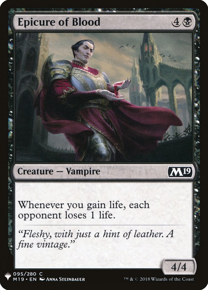 Epicure of Blood [Mystery Booster] | Gate City Games LLC