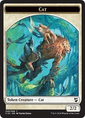 Cat // Soldier Double-Sided Token [Commander 2018 Tokens] | Gate City Games LLC