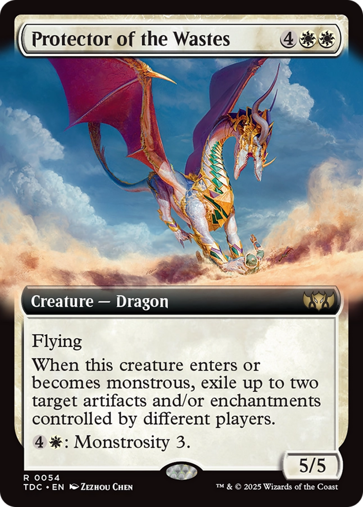 Protector of the Wastes (Extended Art) [Tarkir: Dragonstorm Commander] | Gate City Games LLC
