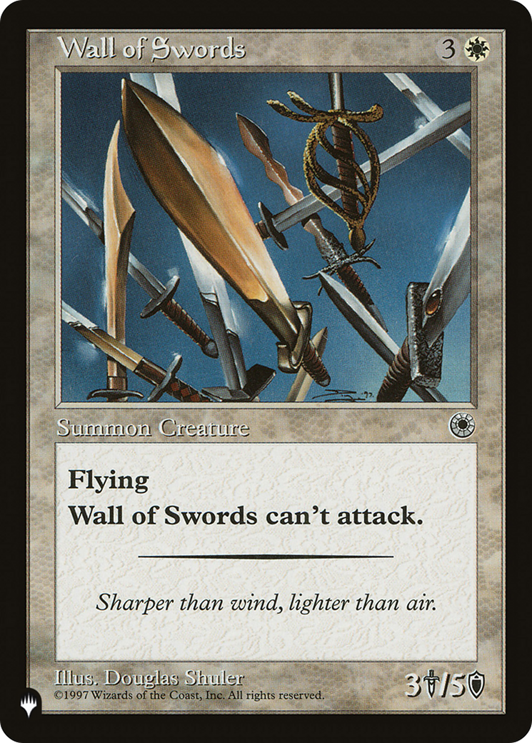 Wall of Swords [The List] | Gate City Games LLC