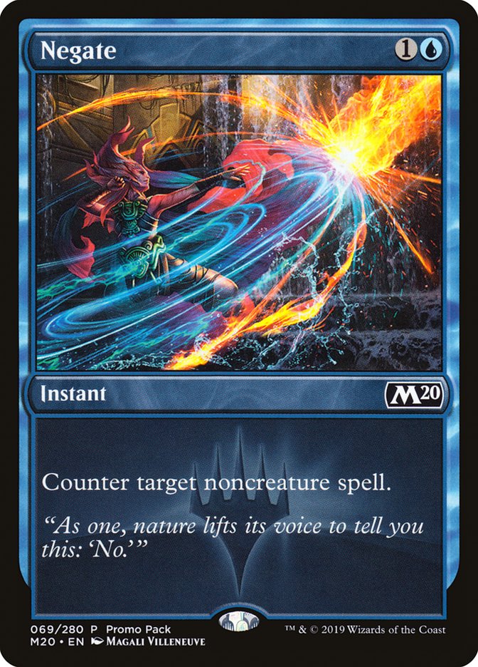Negate (Promo Pack) [Core Set 2020 Promos] | Gate City Games LLC