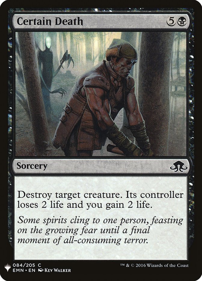 Certain Death [Mystery Booster] | Gate City Games LLC