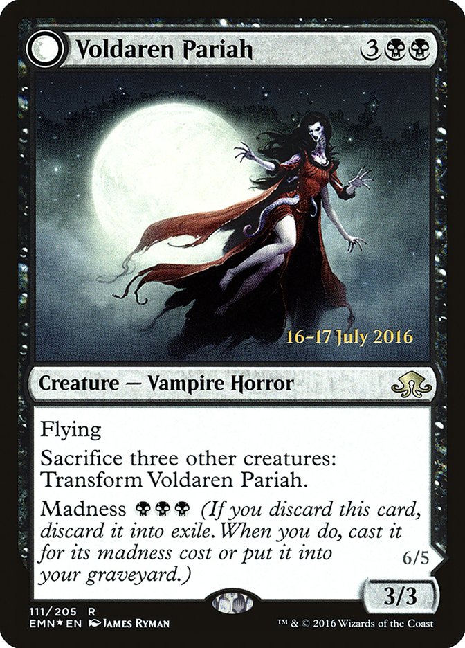 Voldaren Pariah // Abolisher of Bloodlines [Eldritch Moon Prerelease Promos] | Gate City Games LLC