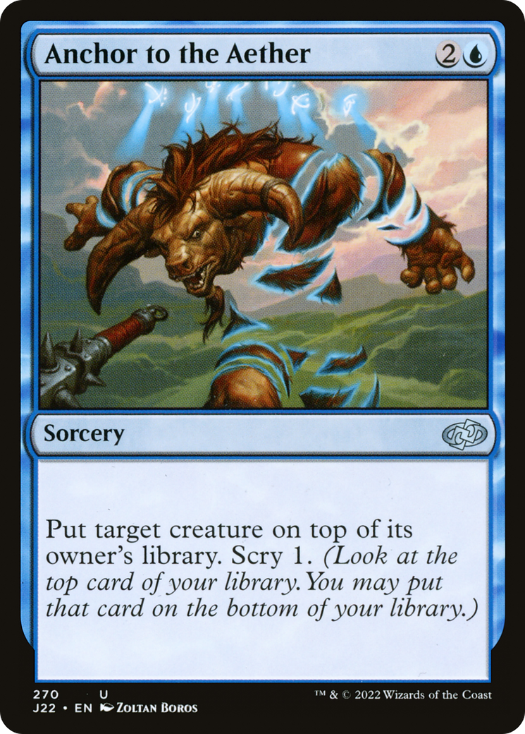 Anchor to the Aether [Jumpstart 2022] | Gate City Games LLC
