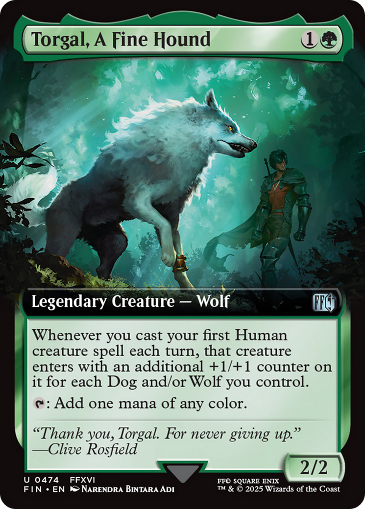 Torgal, A Fine Hound (Extended Art) [FINAL FANTASY] | Gate City Games LLC